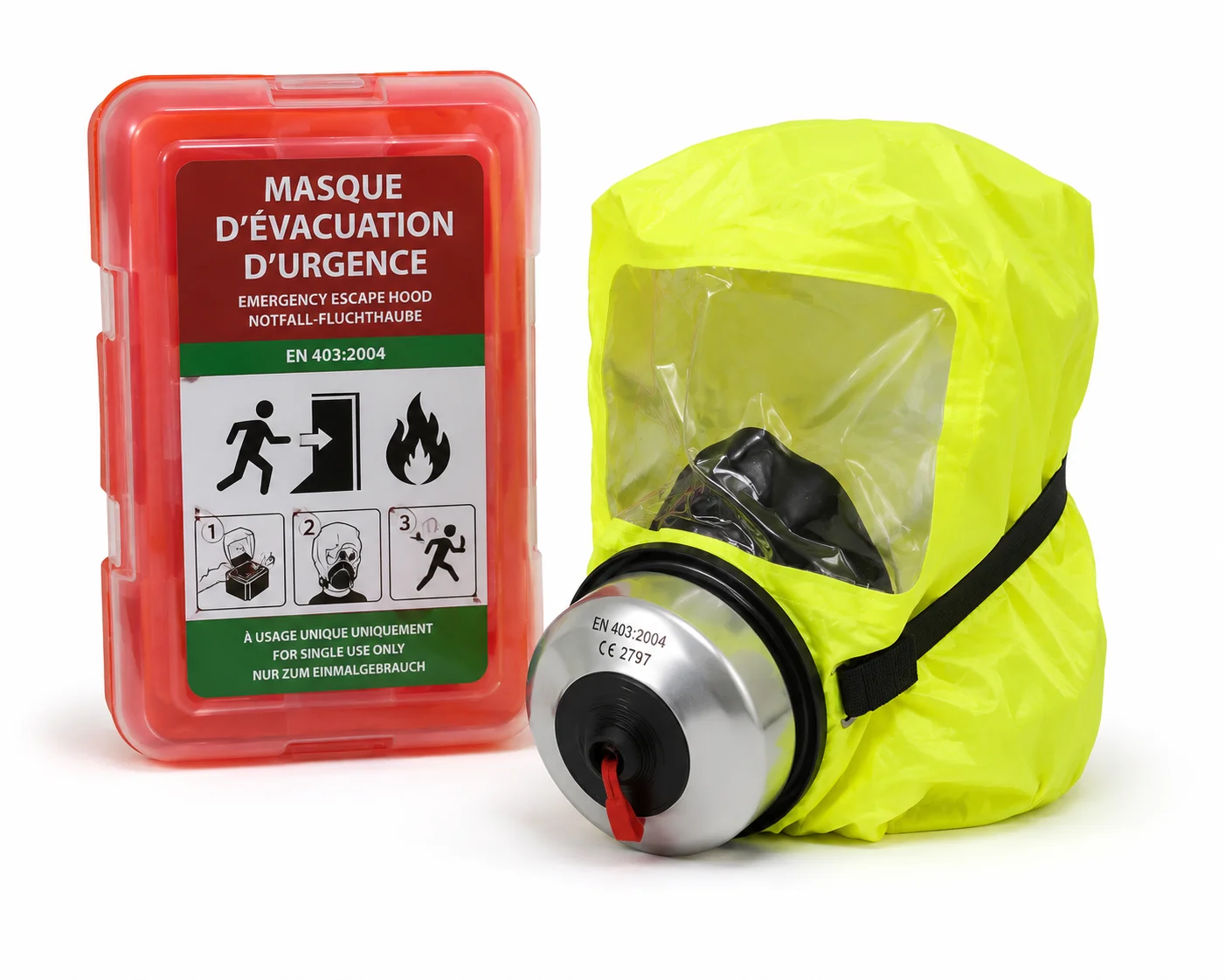 Masque d’évacuation d’urgence